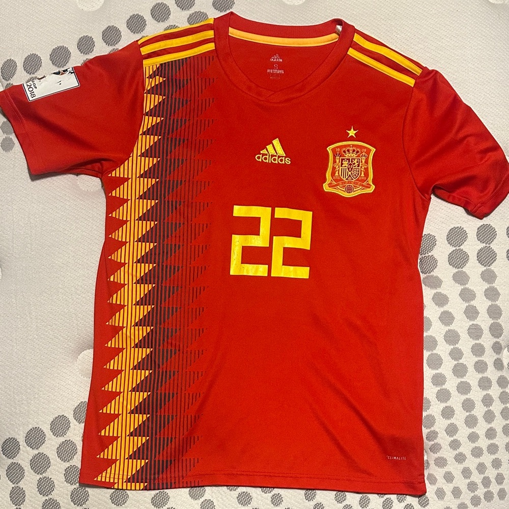 Adidas Spain 2018 Home jersey - Isco Alarcon